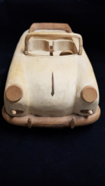 Porsche 356 Cabrio - Modell aus Holz