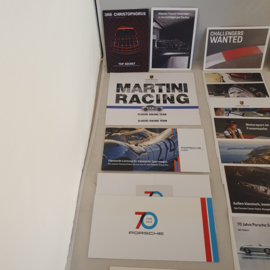 Porsche-Sammlung von Marketingkarten
