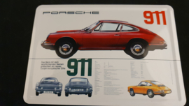 Porsche Classic carte postale en métal 911