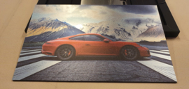 Porsche 911 991 GTS Design Alu-Dibond - gift box