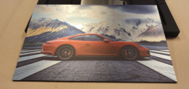 Porsche 911 991 GTS Design Alu-Dibond -boîte-cadeau exclusive