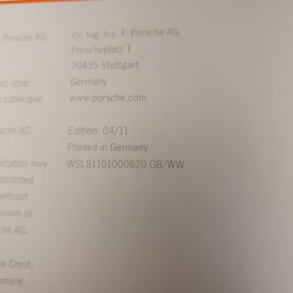 Porsche 911 997 GT3 RS 4.0 Hardcover brochure 2011 Strict Discipline - EN