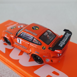 Porsche 911 993 RWB Jagermeister #7 1/64 Tarmac - T64-017-JA