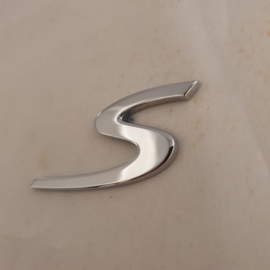Porsche embleem "S" 6 cm