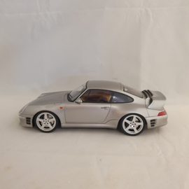 Porsche 911 993 RUF CTR2 Gris Argent Métallique 1/18 GT-Spirit GT080