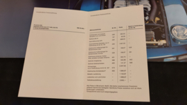 Porsche 928 - Brochure avec liste de prix 1977 Allemand