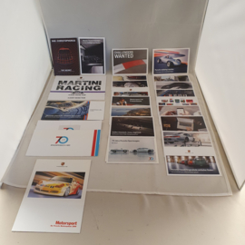 Porsche-Sammlung von Marketingkarten