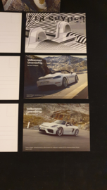 Porsche cartes postales 718 Spyder et 718 Cayman GT4 - Vollkommen Unvernünftig