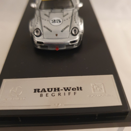Porsche 911 964 RWB Silver Pig Time micro 1/64 Somodel