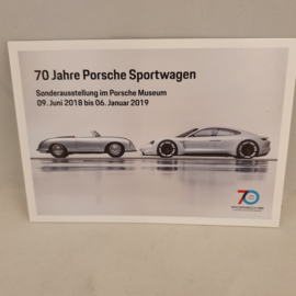 Porsche 70 Jaar Sportwagens - Porsche Museum ansichtkaart