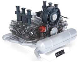 Porsche 6 cylinder boxer engine 1966 - scale 1:4