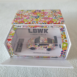 Porsche 911 997 LBWK Jaden C Sunflowers 1/64 Inno64 - In64-997LB-JCSF