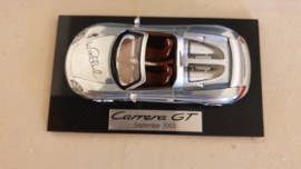 Porsche Carrera GT 2003 - met handtekening walter röhrl