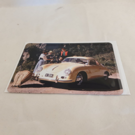 Porsche Classic tin postcard 356 Coupe