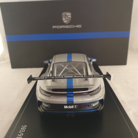 Porsche 911 992 GT3 Cup 2021 GT Argent / Bleu 1/18 Spark - WAP0219920NGT3