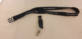 Porsche lanyard - black