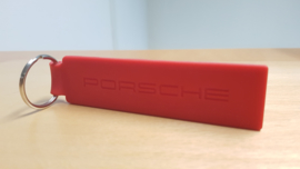 Porsche Porte-clés GTS-Rouge caoutchouc