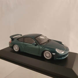 Porsche 911 996 GT3 1999 Vert Jungle Métallique 1/43 Minichamps 430068005