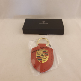 Porsche keychain with Porsche emblem - red WAP0500920E