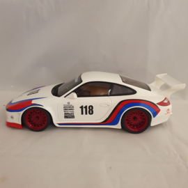 Porsche 911 997 Slant nose old/new 935 Martini Look 1/18 GT Spirit GT796