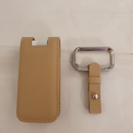 Étui à clé en cuir Porsche luxor beige 971044003 9H6