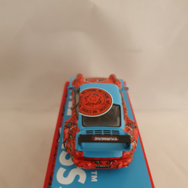 Porsche 911 964 RWB Mr. Men Little Miss in container 1/64 Tarmac - T64-037-MR