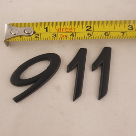 Porsche embleem 911 3cm hoog