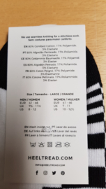 Porsche Pasha noir/blanc - HEEL TREAD Chaussettes basses