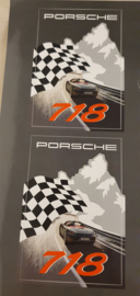 Porsche 718 Boxster stickervel - The Legend is back