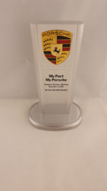 Porsche desktop pylon with logo - Employee Business Meeting