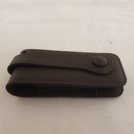 Porsche key cover made of smooth leather - Espresso brown