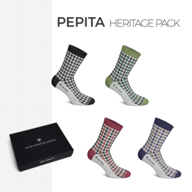 Porsche Pepita Heritage Pack - HEEL TREAD Chaussettes
