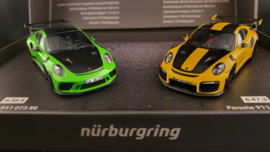 Porsche set 911 991 GT3 RS / 991 GT2 RS Nürburgring Rekord 1:43 Minichamps - WAX02020087