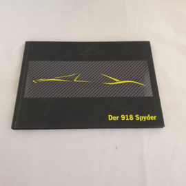 Porsche 918 Spyder brochure reliée 2012 - DE - Der 918 Spyder