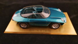 Porsche Panamericana 1989 Maßstab 1:43 - Auf Bronzeteller stand