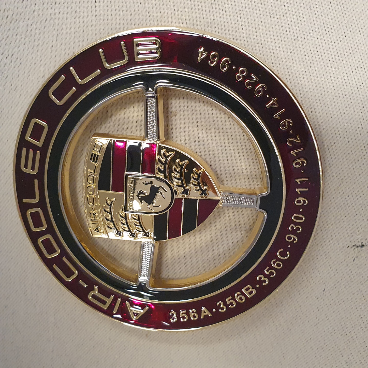 Grillbadge - Porsche Air-Cooled Club