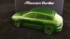Porsche Macan Turbo 2020 Mamba grün metallic - Briefbeschwerer
