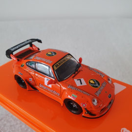 Porsche 911 993 RWB Jagermeister #7 1/64 Tarmac - T64-017-JA