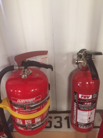 Fire Extinguisher (Werner) for Porsche 996 and 997 GT2 GT3 Clubsport and RS versions