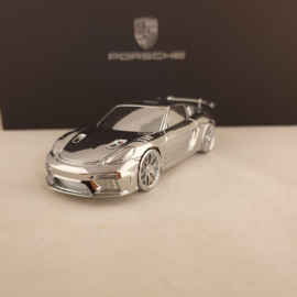 Porsche 718 Cayman GT4RS - Presse papier Chrome