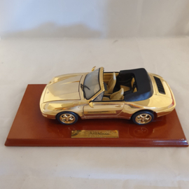 Porsche 911 993 Carrera Cabriolet -Maisto - 22K Real Gold Plated