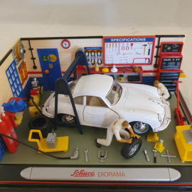 Porsche 356 Diorama Maßstab 1:43 - Schuco 27032
