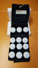 Porsche Golf Circle Vice Pro ballen (12 stuks) met Porsche Golf handdoek