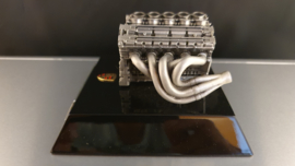 Porsche Carrera GT owners box with engine block sculpture, brochure and video