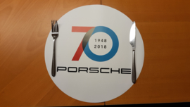 Porsche 70 Years Anniversary sticker