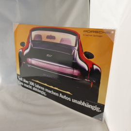 Porsche 964 RS Enamel Sign Anniversary Model - PCG00096430