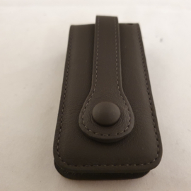 Porsche key cover made of smooth leather - Espresso brown