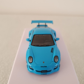 Porsche 911 997 LBWK Baby bleu 1/64 Inno64 - In64-997LB-BBL