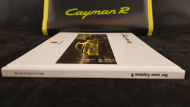 Porsche Cayman R hardcover brochure in VIP map - 2010