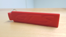 Porsche Keychain GTS-Red rubber